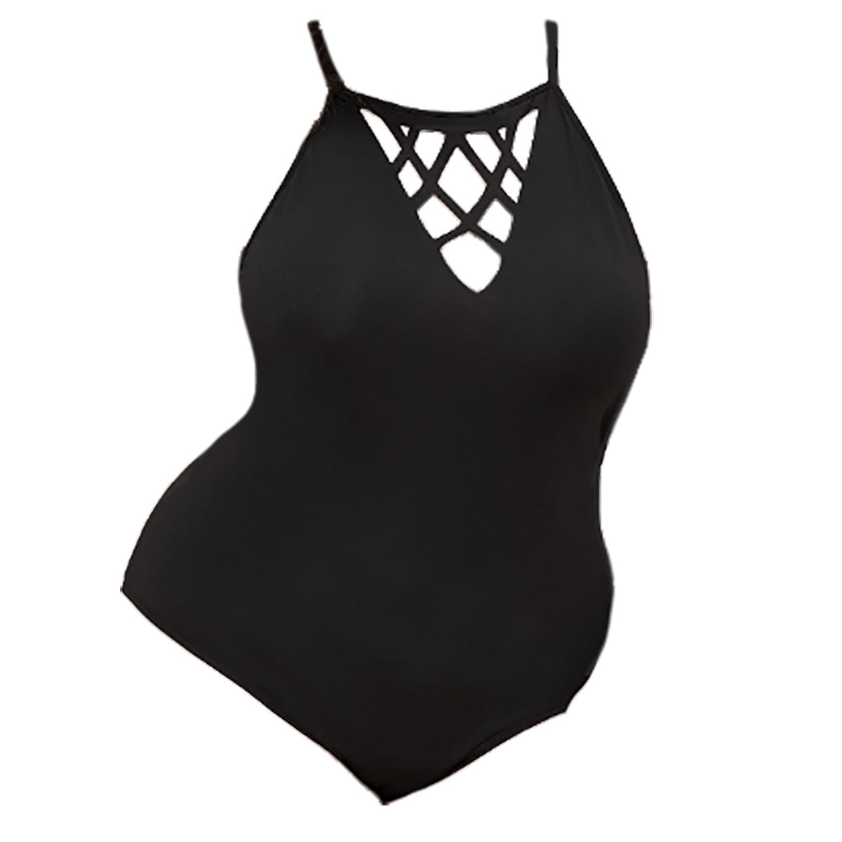 Women's Swimsuit with Refined Back Cut-Out