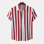 Women's Short-Sleeve Striped Shirt
