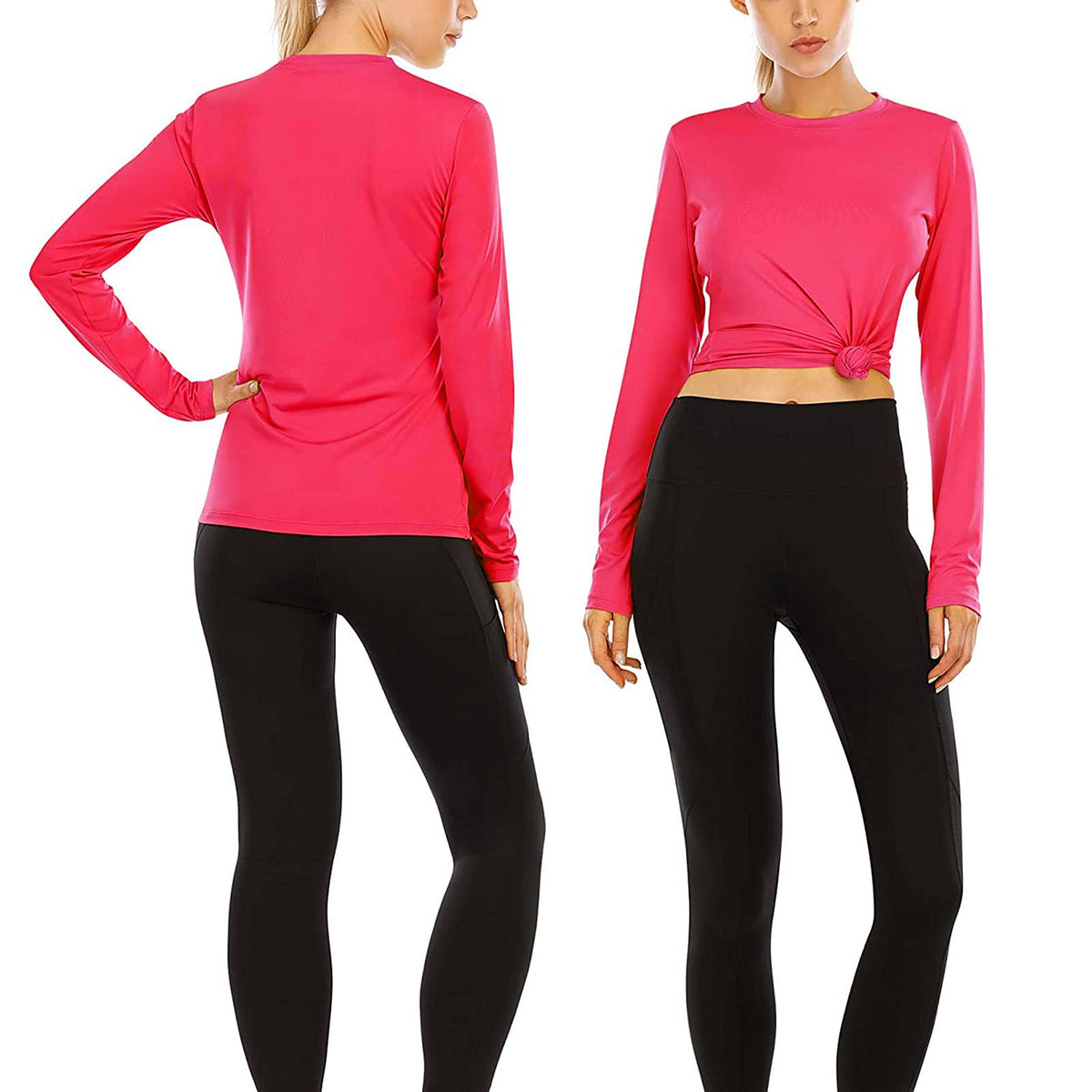 Women's Performance Long-Sleeve Shirt with Moisture-Wicking Material