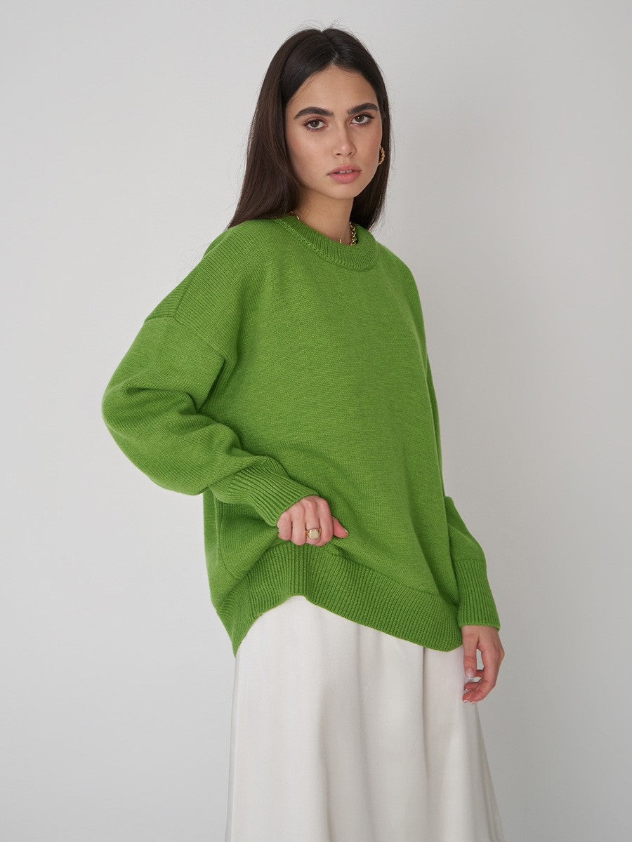 Women's Comfortable Oversized Knit Sweater