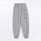 Women's Casual Pants with Colorful Graphic Design
