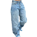 Women's Cargo Jeans with Functional Pockets
