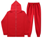 Unisex French Terry Zip Hoodie and Jogging Pants Set