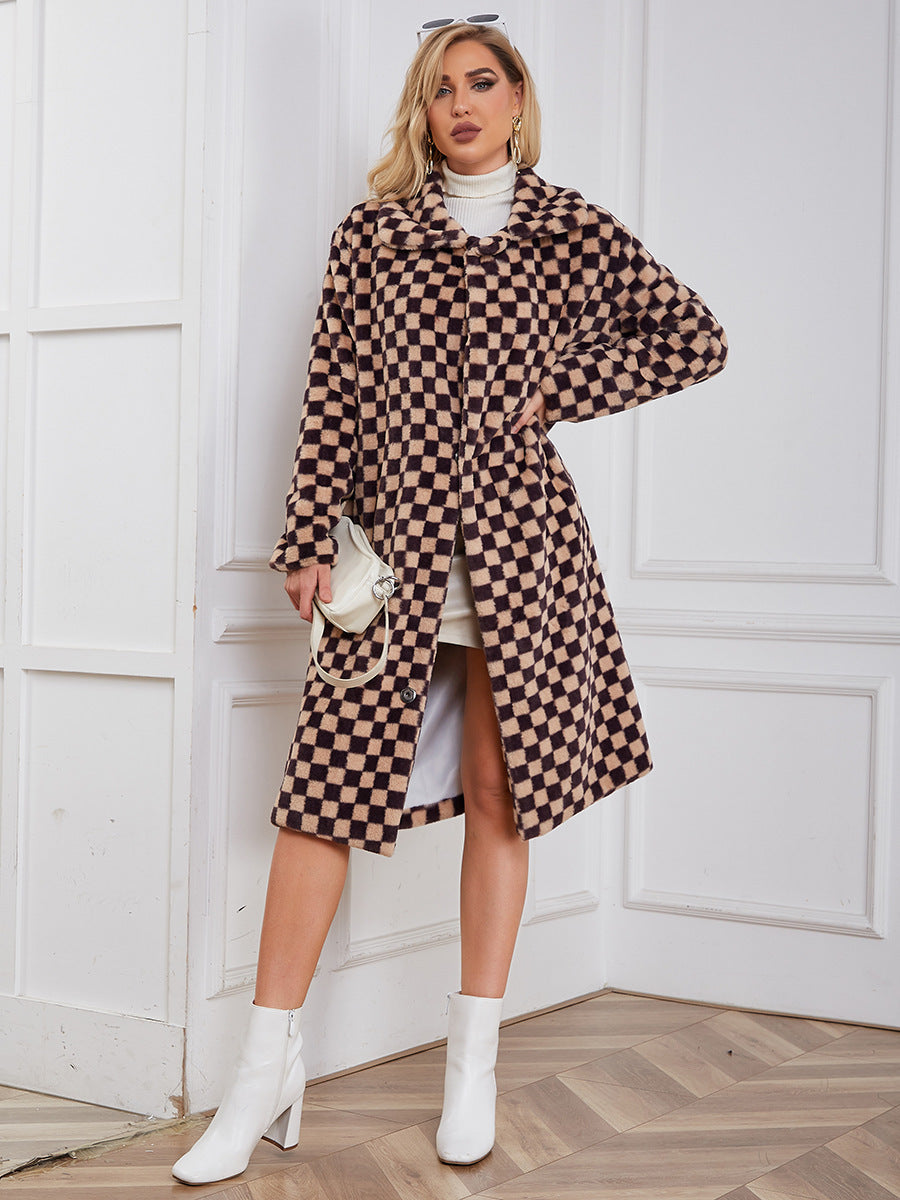 Women's Fluffy Faux Fur Coat