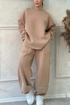 Women's Cozy Oversized Sweat Set