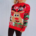 Women's Festive Reindeer Sweater