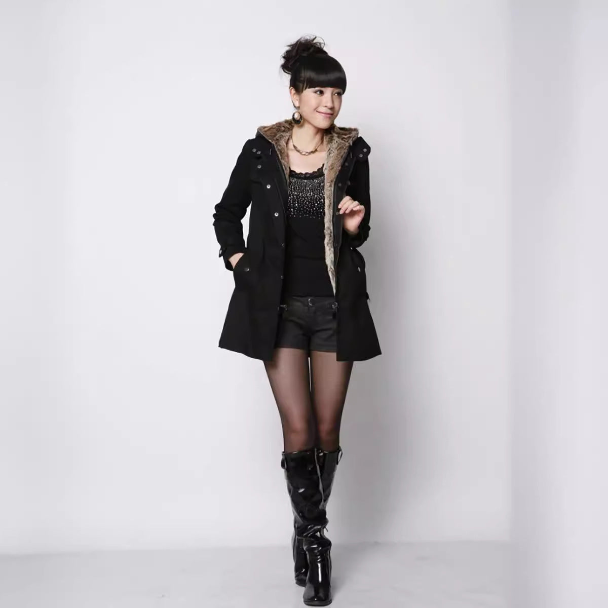 Women's Long Winter Parka with Soft Lining