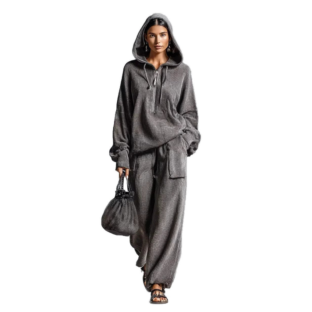 Women's Casual and Comfortable Hoodie Set