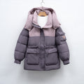 Women's Fashionable Winter Jacket with Functional Pockets and Large Hood