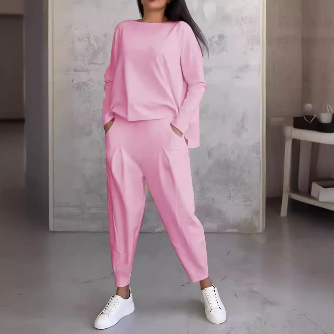 Casual Two-Piece Sweat Suit
