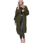 Women's Hooded Coat with Deep Pockets and Casual Fit