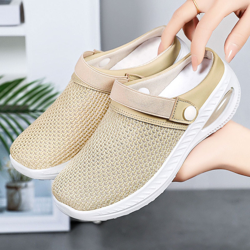 Women's Breathable Clogs with Elastic Strap