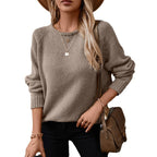 Women's Cozy Wide-Cut Knit Sweater