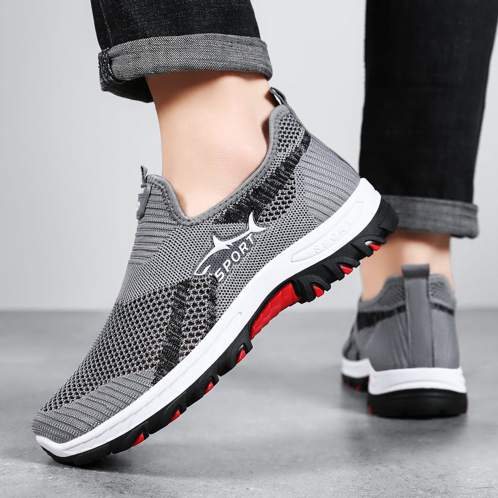 Women's Breathable Casual Shoes with Flexible Knit Upper