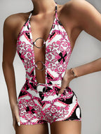 Jumpsuit with Modern Ring Detail