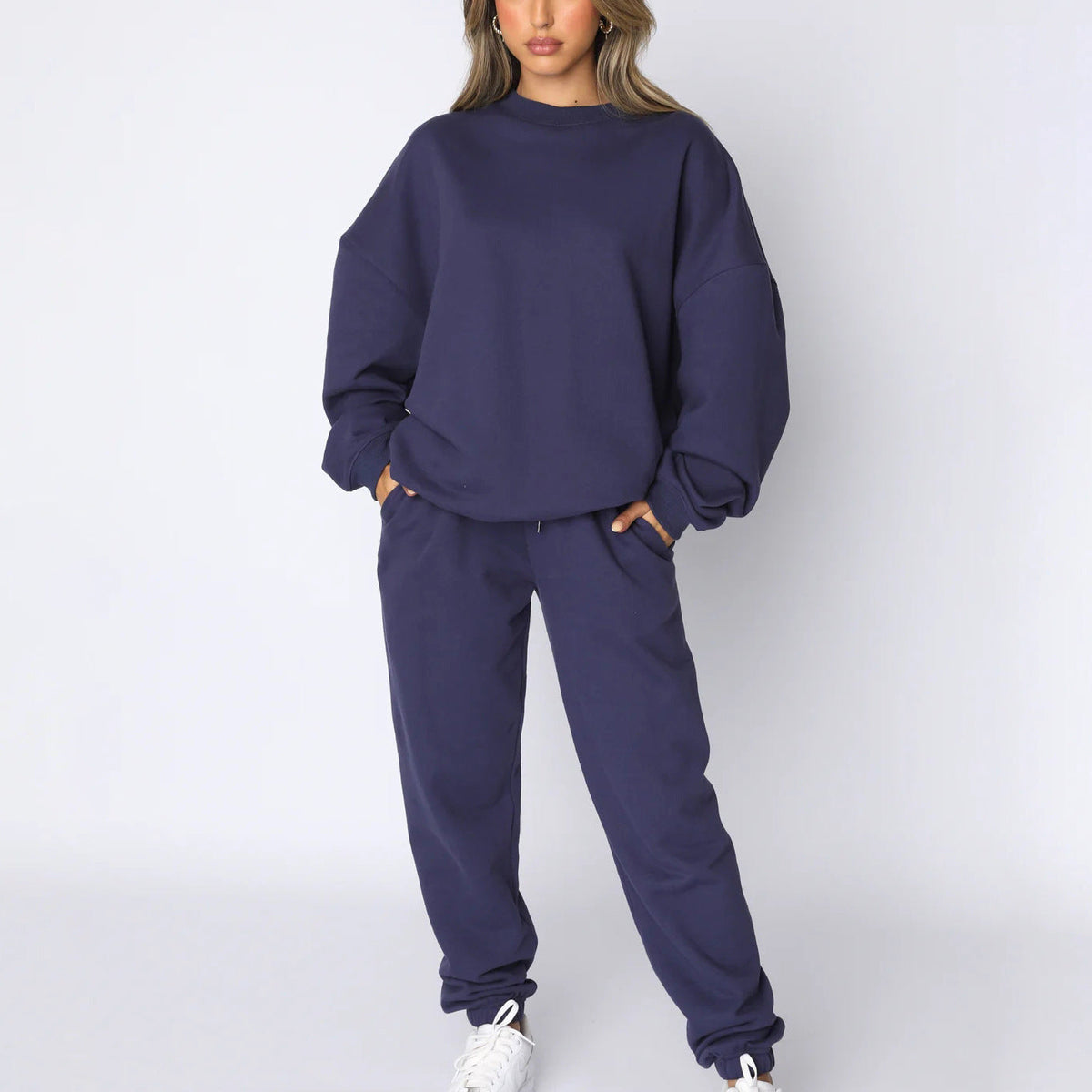 Women's Oversized Fleece Loungewear Set