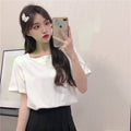 Women's Basic Loose-Fit Cotton T-Shirt