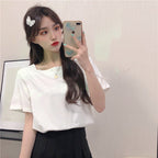 Women's Basic Loose-Fit Cotton T-Shirt