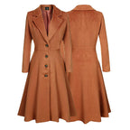 Elegant Tailored Wool-Look Coat