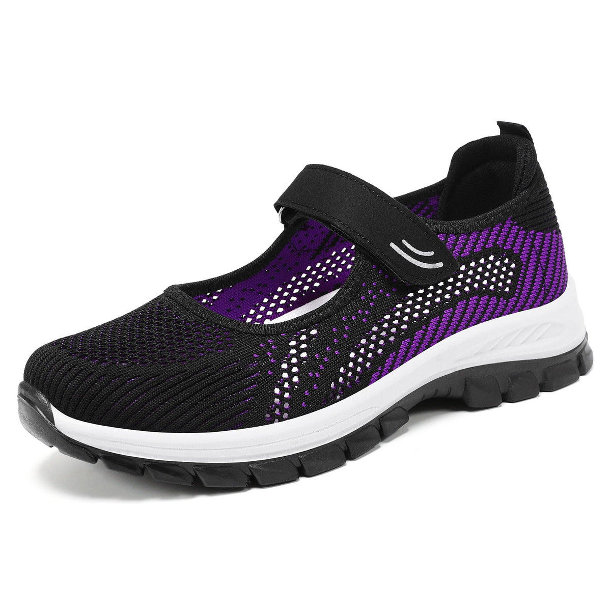 Women's Breathable Fitness Shoes with Practical Velcro Closure