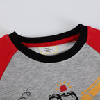 Boys' Sweatshirt with Creative Excavator Motif