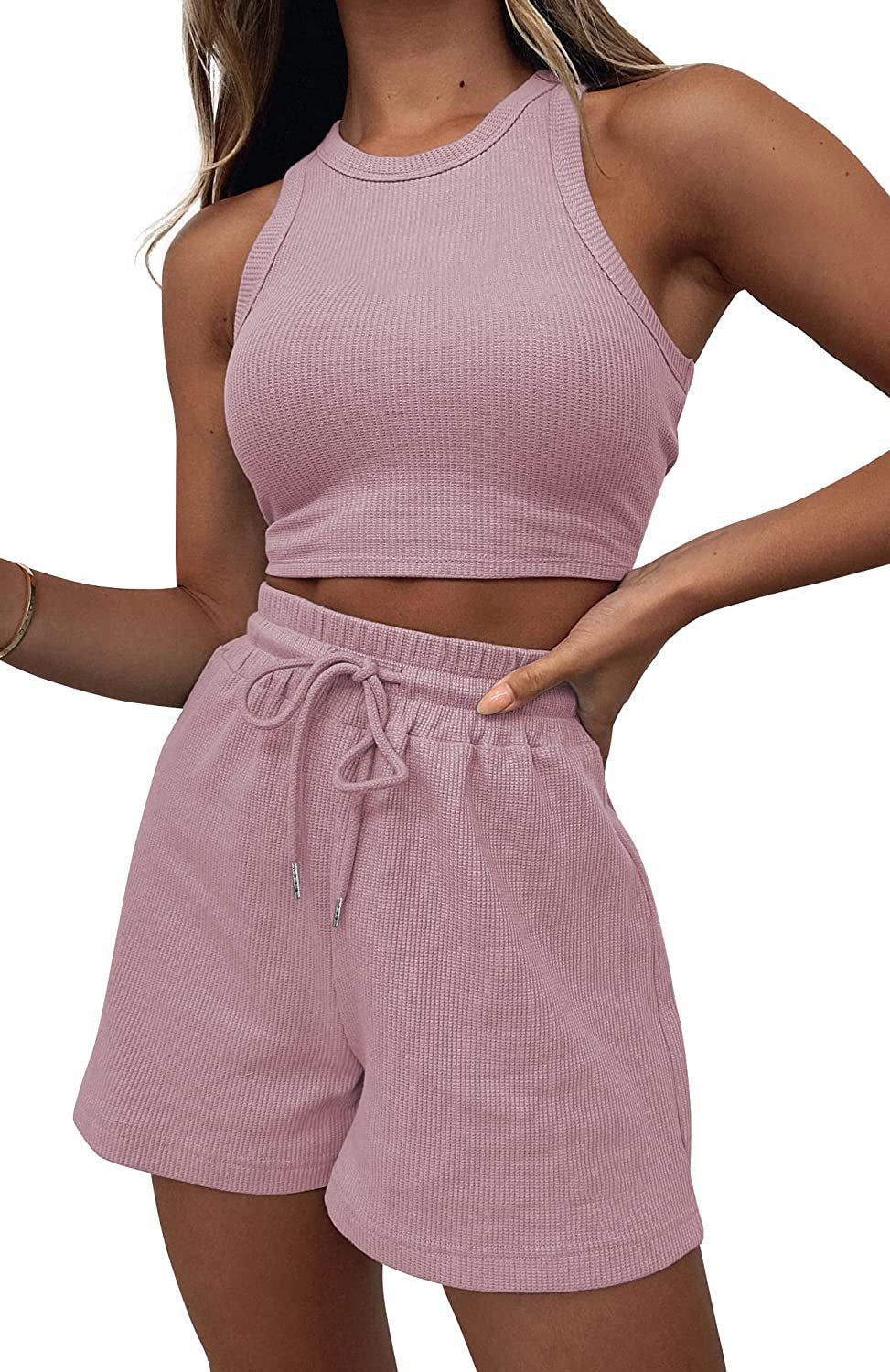 Women's High-Quality Sport Set with Racerback Top and Shorts