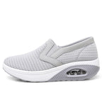 Women's Breathable Slip-On Sneakers with Cushioned Sole and Flexible Design