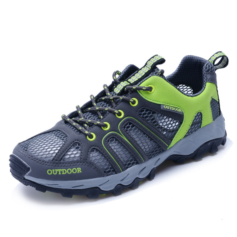 Women's Breathable Outdoor Sneakers with Non-Slip Sole and Elastic Mesh