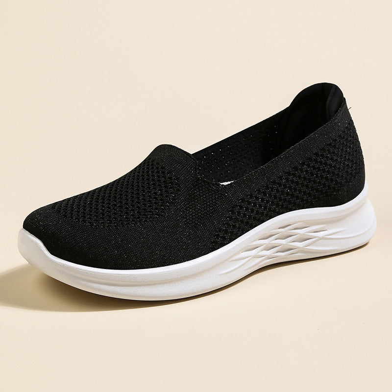 Women's Breathable Casual Slip-Ons with Non-Slip Sole