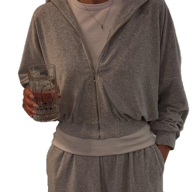 Women's Casual Hooded Jogging Suit