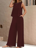 Women's Comfortable and Elegant Wide-Cut Lounge Set