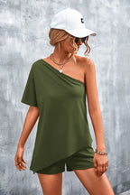 Women's Casual Asymmetrical Jumpsuit