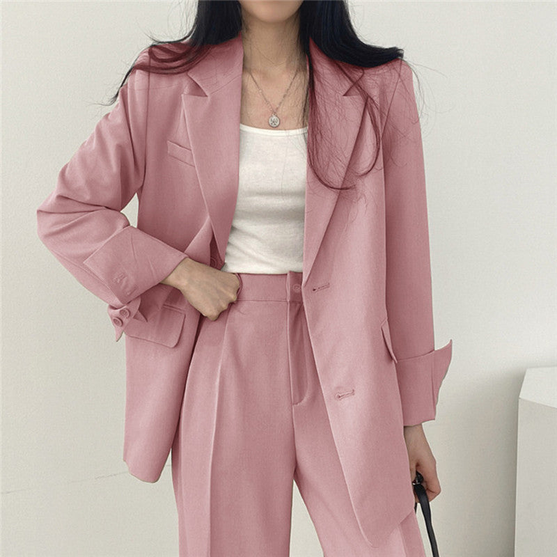 Women's Elegant Wide-Cut Blazer Set