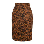 Women's Leopard Print Pencil Skirt