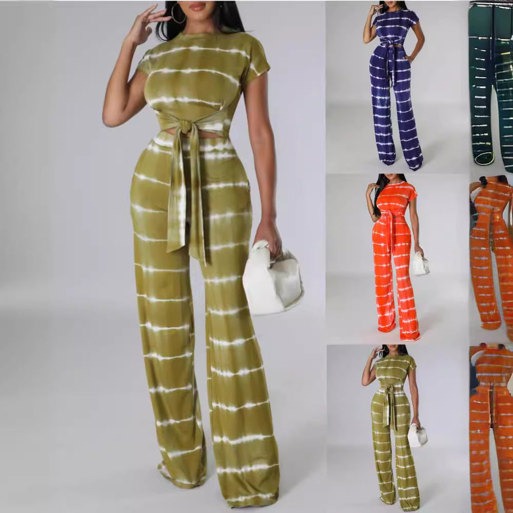 Elegant Jumpsuit with Waist Belt