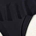 Women's Swim Set with Elegant Ruffle and High Waist