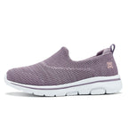 Women's Breathable Slip-On Sneakers with Elastic Upper