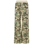 Unformal Contrast Color Overall Hoodie Long Sleeve Sweatshirt Pants Two Piece Camouflage Cardigan Pants Set
