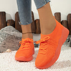 Women's Breathable Slip-On Sports Shoes with Flexible Upper