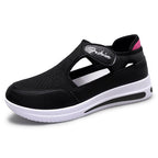 Women's Comfortable Casual Sneakers with Practical Hook-and-Loop Fastening
