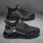 Women's Breathable Athletic Shoes with Cushioning Sole and Flexible Design