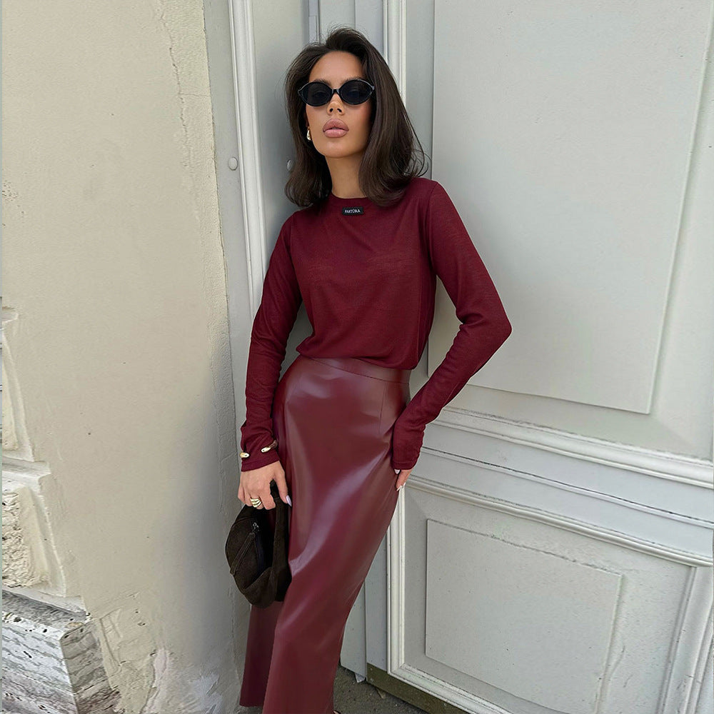 Women's Elegant Form-Fitting Skirt