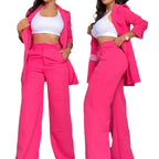 Women's Elegant and Airy Blazer and Pants Set