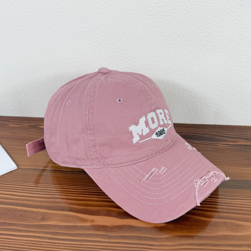 Men's Distressed Casual Baseball Cap