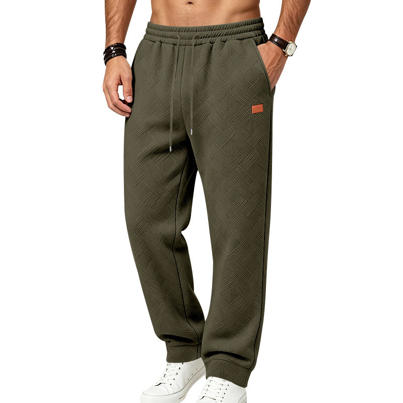 Men's Structured Joggers with Drawstring