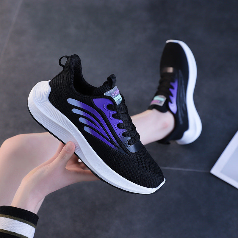 Women's Breathable Fitness Sneakers with Flexible Cushioning