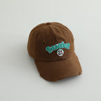 Men's Distressed Cotton Baseball Cap
