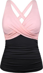 Women's Swimsuit with Wrap Cut and Figure-Flattering Design