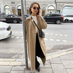 Elegant Trench Coat with Quality Craftsmanship and Loose Cut