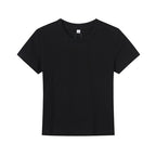 Women's Basic Crew Neck T-Shirt in Breathable Fabric